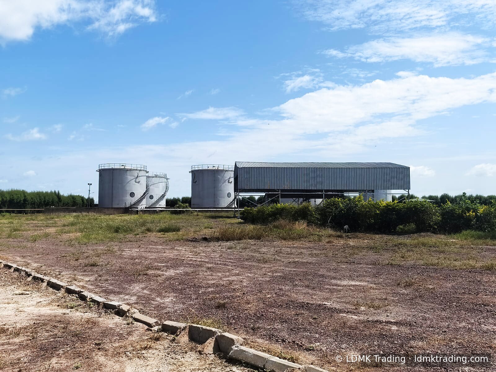 Bulk tank depot wide view
